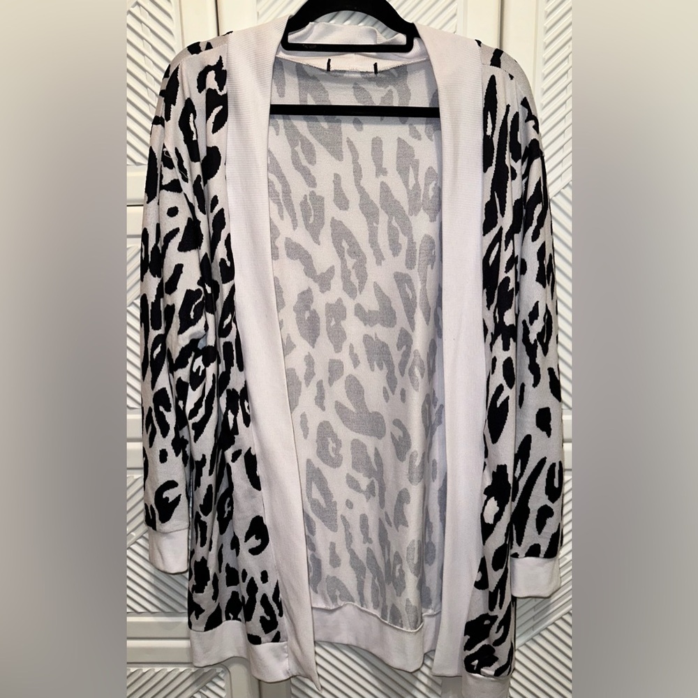 Leopard Print Cardigan